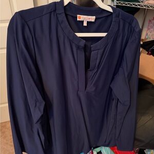 Jude Connally Navy Blouse